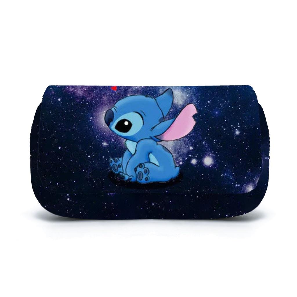 Stitch Character Pencil Case For Students Breathable And Popular 20-35l Capacity