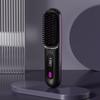 Wireless LCD Hair Straightening Comb with Negative Ion Technology - Portable, Non-Damaging Electric Comb for Safe Hair Styling