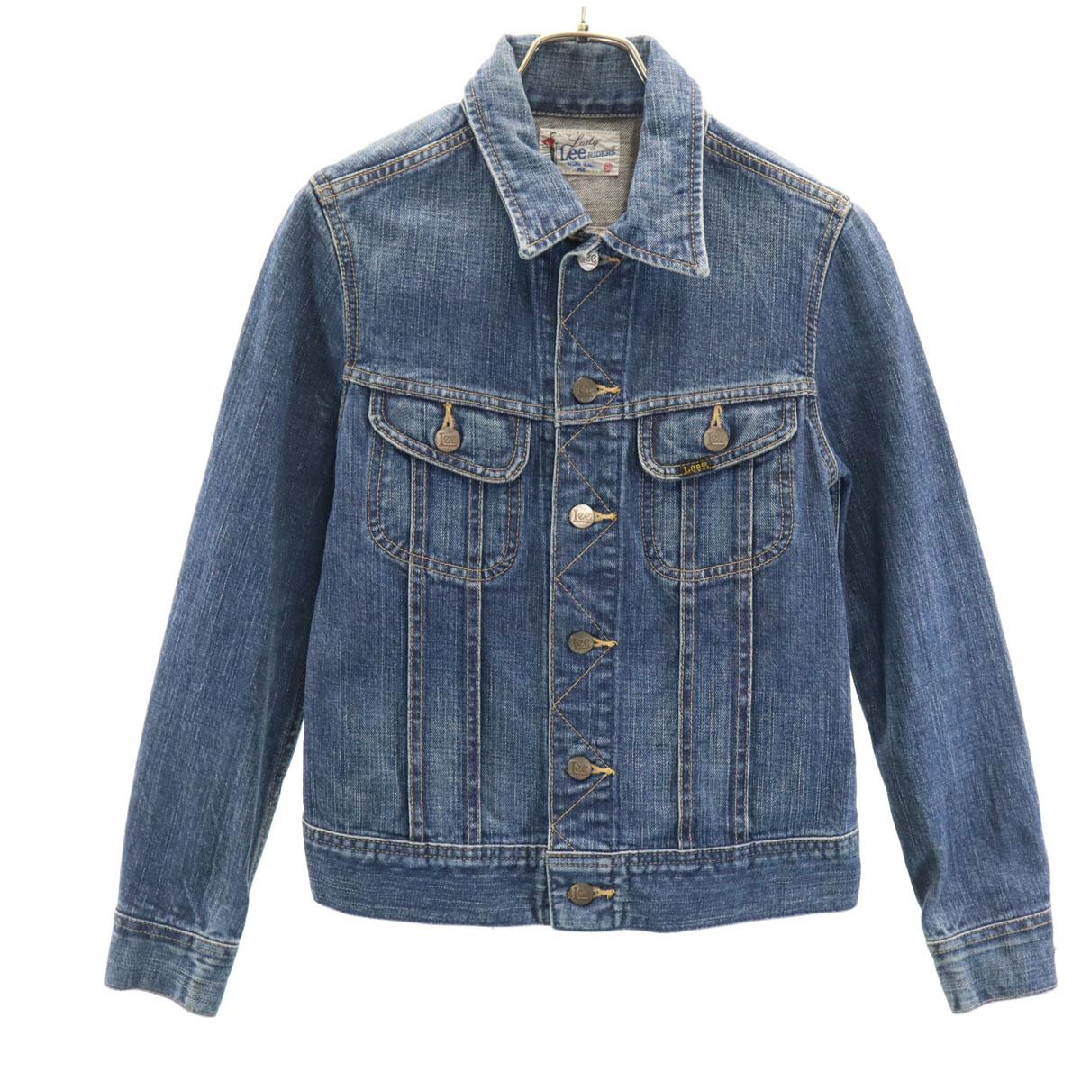 

Джинсовая куртка LEE RIDERS M Индиго синий Джинсовая куртка дальнобойщика Женская Подержанная