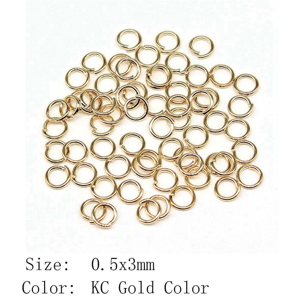 Father's Day Jewelry Materials Split Rings 5 Colors 9 Sizes Accessories Parts Women's Clothing Accessories For Women