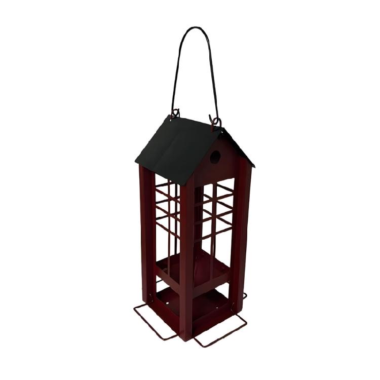 

Strong outside Wild Bird supplier With defended Lid To Maintain Food Dryness In Different Climates красный