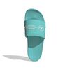 Adidas Mercedes AMG Petronas Formula One Team Adilette Comfort Rush Size cm Sandals, Semi-Mint Rush/Footwear White/Semi-Mint (JR1071), 28.5
