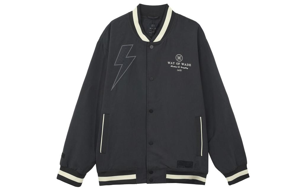 Li Ning Jackets Men's Black Stand Collar Thickened Other AJMT025-6
