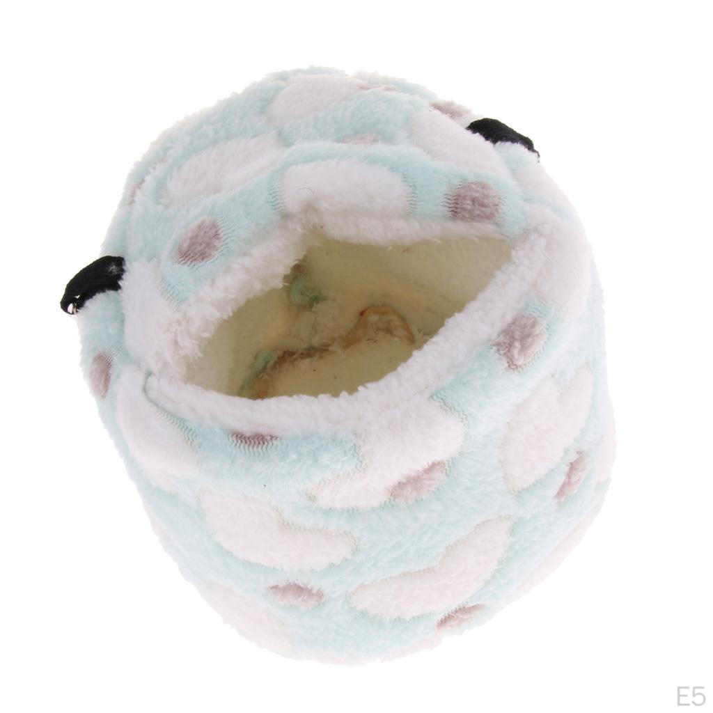 Thickened Winter Hamster Mice House Cage Hanging Bed Hammock - Blue