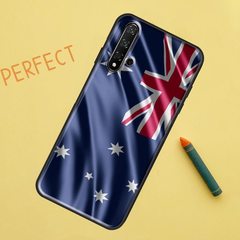 

Australia Flag For Huawei Nova 12s 11i 7i 8i 12i Y73 Y70 Y90 Y60 Y72 Y61 Y91 9 10 SE P40 Lite P30 Pro Case Huawei Nova Y61