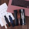 6Pcs Adjustable Straps Elastic Band Pen Holder Portable Detachable Pen Sleeve Pouch Easy To Store PU Leather