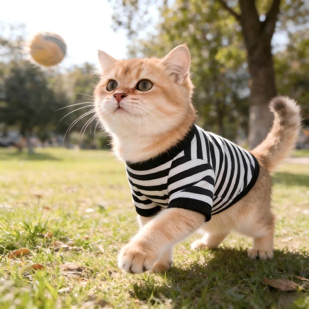 Summer Ice Silk Sun Protection Pet T-Shirt for Dogs & Cats - Lightweight, Cool, and Comfortable for Outdoor Wear