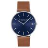 Charles Brown Leather Blue Dial Men's Watch 14602151
