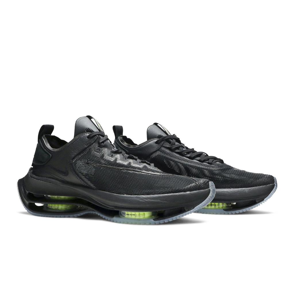 Nike Womens Zoom Double Stacked 'Volt Black' (women's sizes) Black / Volt Running Shoes CI0804 001