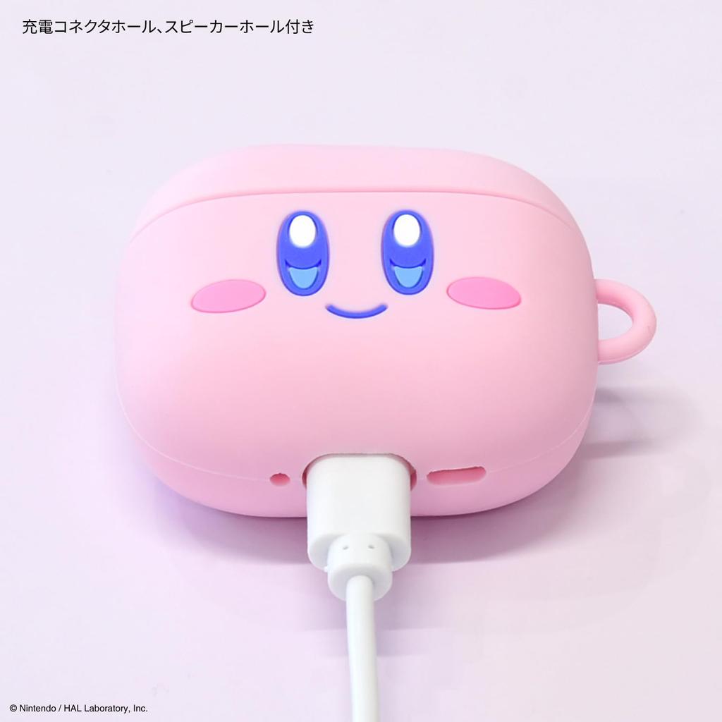 Gourmandies Kirby of the Stars Silicone Case for AirPods Type 4, B, BKBY-22B