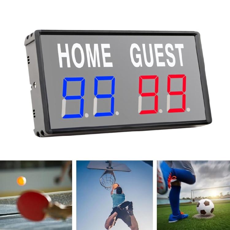 LED Electronic Scores keeper With Remote Control Indoor Electronic LED Scoreboard Multi-Sport Digital Scoreboard