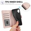 SY-003 For Samsung Galaxy A06 4G Case PU Leather Stand View Phone Wallet Cover with Hand Strap