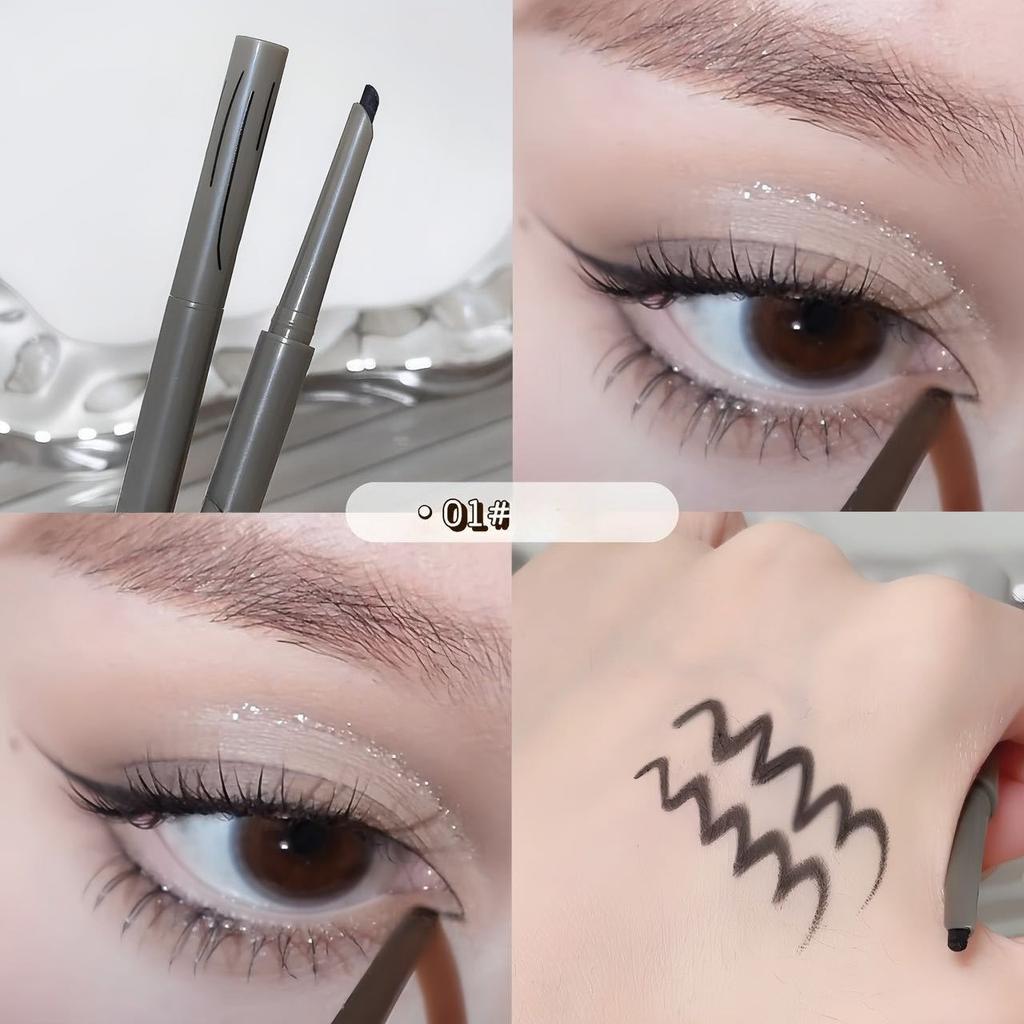 Ultra-fine Liquid Lying Silkworm Eyelash Pen Brown Gray Matte Eyeliner Pencil Smooth Lasting Eye Shadow Highlighter Stick Makeup
