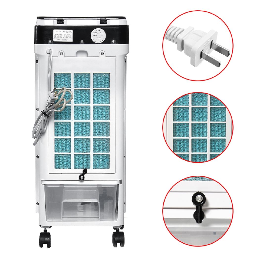 Mini Portable Air Conditioner Air Cooler Fan Humidifier Mute Timed Floor Fan Mobile Air Conditioner for Office Home 220V