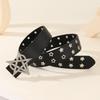 Pu Leather Punk Style Belt Vintage Women's Waist Belt Fashion Jeans Belt  Spicy Girls