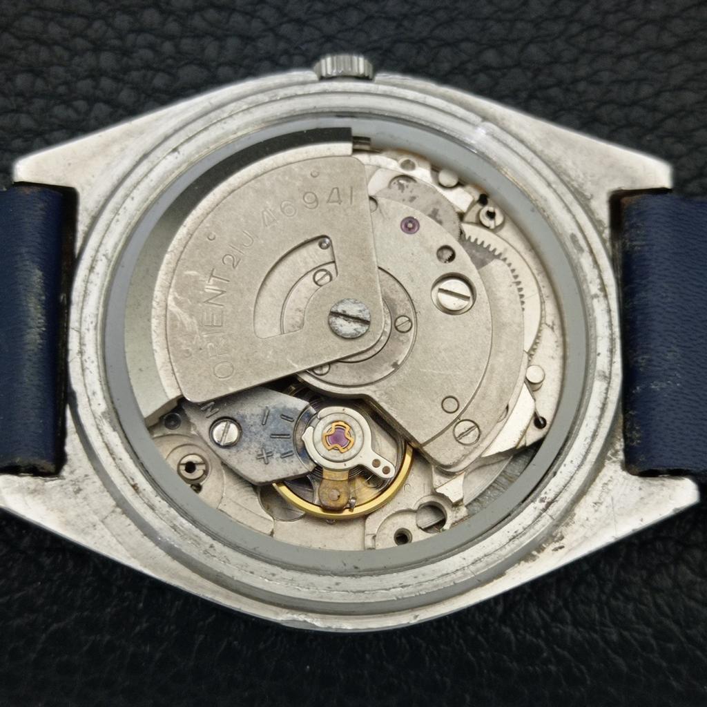 Orient AAA CRYSTAL AUTOMATIC VINTAGE JAPAN MENS ORIGINAL DIAL WATCH A707782-1