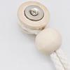 Magnetic Wood Beads Curtain Tieback, Farmhouse Rustic Window Curtain Holders Ties Backs, Handmade Decorative Drape Curtain Holdbacks