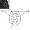 Langlebige Legierungskette Gothic Spinnennetz Hosenkette, Punk Jeans Hose Hip Hop Körper Dekorativer Schmuck Bekleidungszubehör für Männer Frauen Leicht