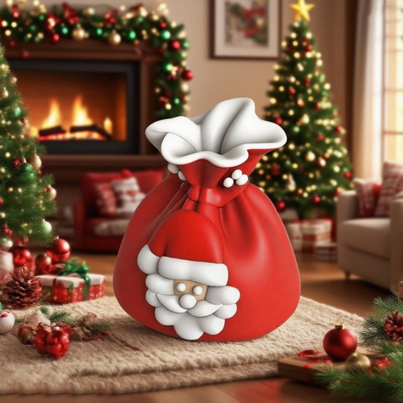 Christmas Santa Embossed Silicone Molds Multipurpose Silicone Mould For Handmade Candle Soap Chocolate Holiday Decoration