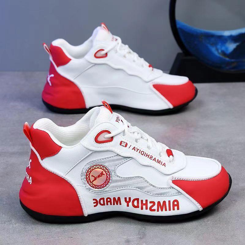 

Men s casual basketball shoes small white soft breathable sole light and fashionable 40