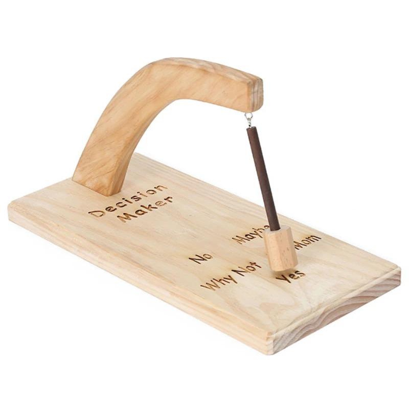 Magnetisk Pendel Beslutningstaker, Pendelbrett med Svingende Pinner i Tre Ja Nei Kanskje, Raskt Beslutningsverktøy, Flott for Soverommet ditt