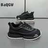 Fashion Casual Color Block Mesh Breathable Increased Internal Platform Designer Chunky Sneakers for Men Women Fashion Running Men Shoes