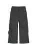 TUOMIO Washed Belt Bag Pants [Charcoal]
