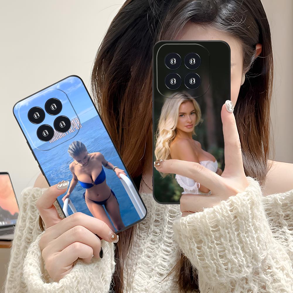 Hannah Palmer Matte TPU Mobile Phone Case for Xiaomi 15 14 13 12 Mi 11 T Ultra Lite Pro S X 5G Colorful Printing Cover