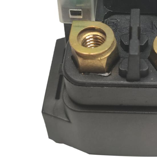 Starter Solenoid Relay High Performance Rust-proof Black Motorbike Starter Relay Switch