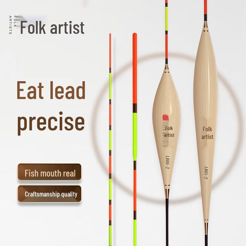 Folk Artist LB Reed Fishing Float Size 3