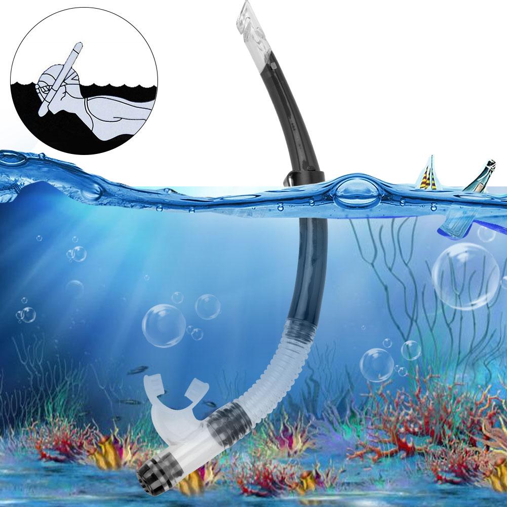 Professional Diving Snorkeling Breathing Tube Semi Dry Diving Swimming Equipment