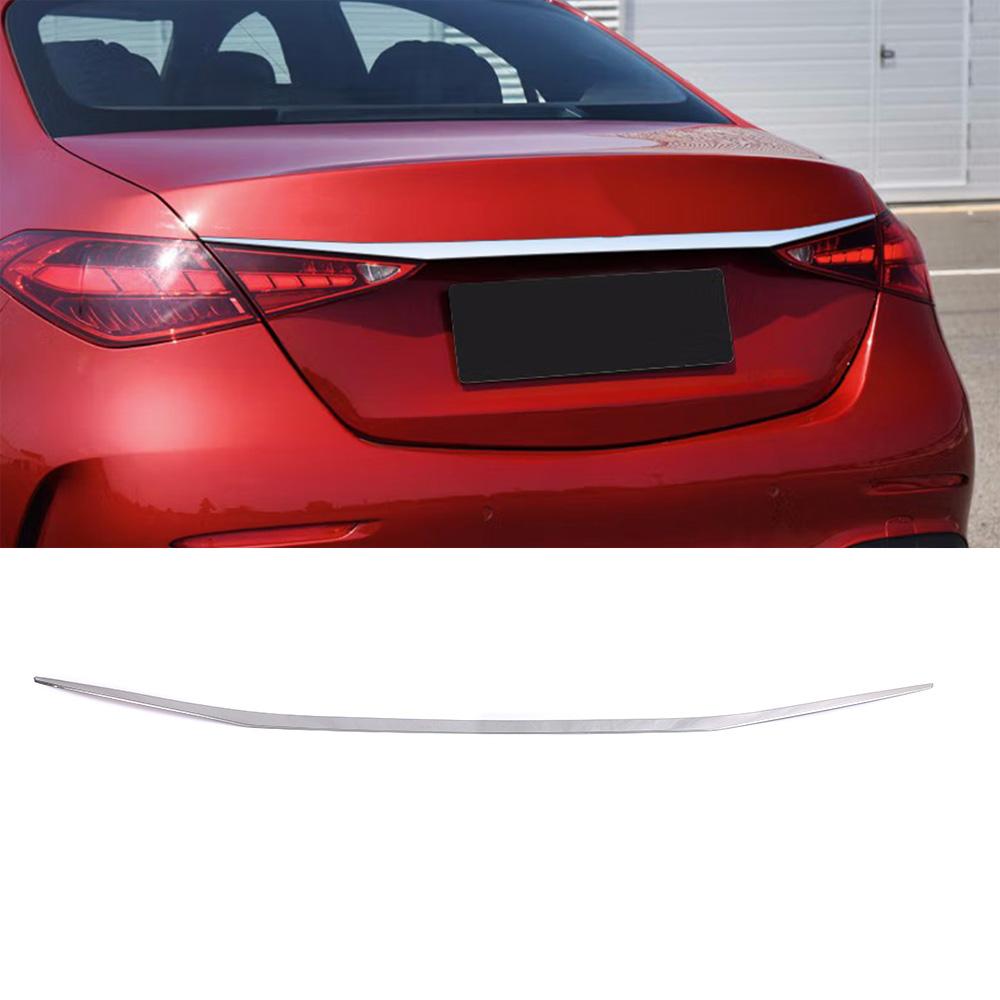 For Mercedes Benz C Class W206 2022 2023 Car Styling Exterior Part Refit Rear Trunk Tailgate Trim Stainless Steel Chrome