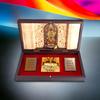 Gold Plated Lord Ram Ji Pooja Box - Premium Gold Ram| Pocket Temple Ram Ji | Unique Home, Office Gift