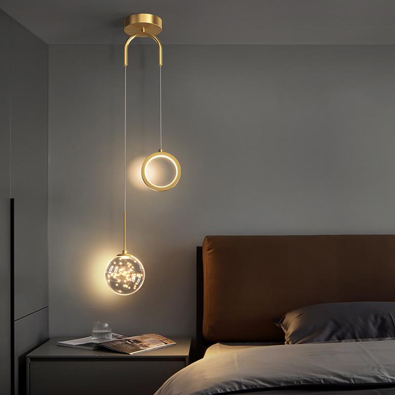 Modern LED Ljuskrona Vardagsrum Sovrum Kök Nordisk Underbar Eldfluga Lampa Hem Inomhusbelysning lyxig Dekor Hänglampa