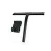 Durable Metal Shower Squeegee Efficient with Hooks Glass Squeegee Multifunctional Silicone Scraper Cleaning Tool Bathroom Use