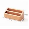 Display Stand Solid Wood Desktop Business Card Wood Business Card Display Stand  Business Card