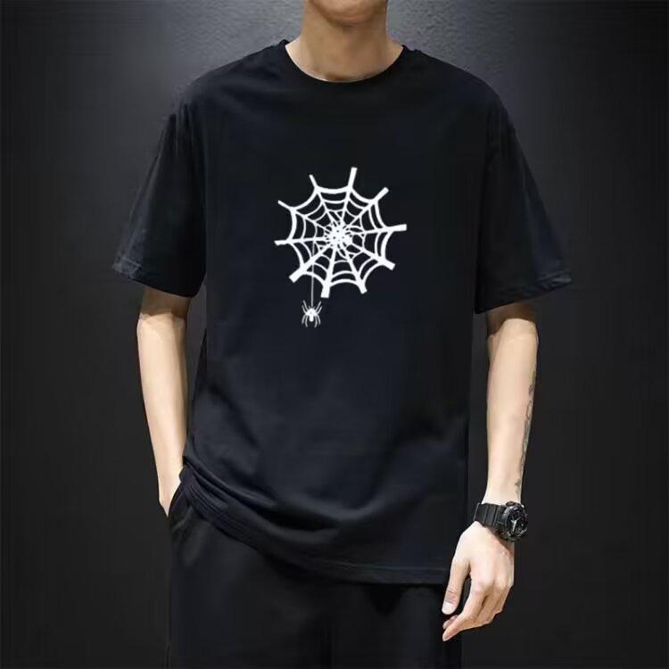 Herren Sommer neues Kurzarm-T-Shirt locker große Größen Body-T-Shirt Trend lässiges Kurzarm-T-Shirt