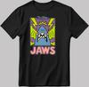 Jaws Movie Hand Drawing, Short Sleeve White-Black Men's / Women's T Shirt DE400