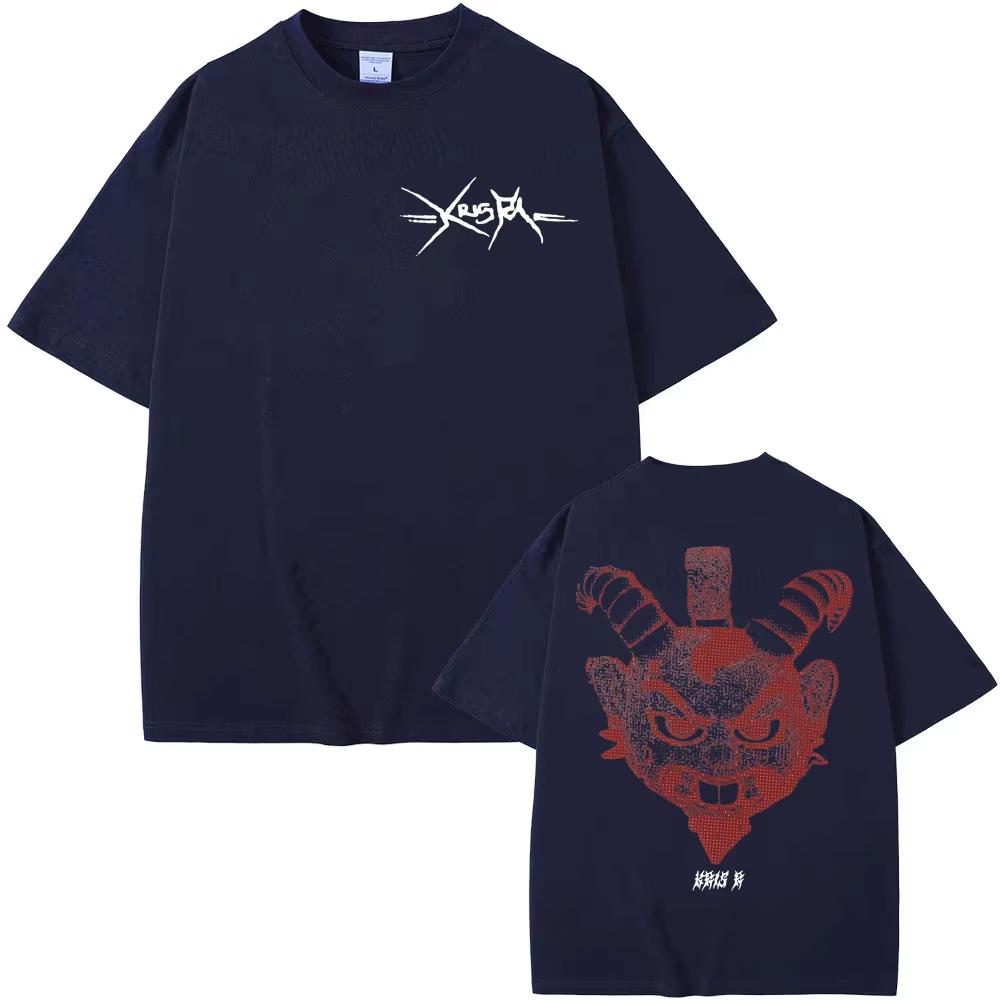 Rapper Kris R Ec Trap De Medallo Album Graphic TShirt Men Women Harajuku Vintage Classic Tshirts Short Sleeve Top