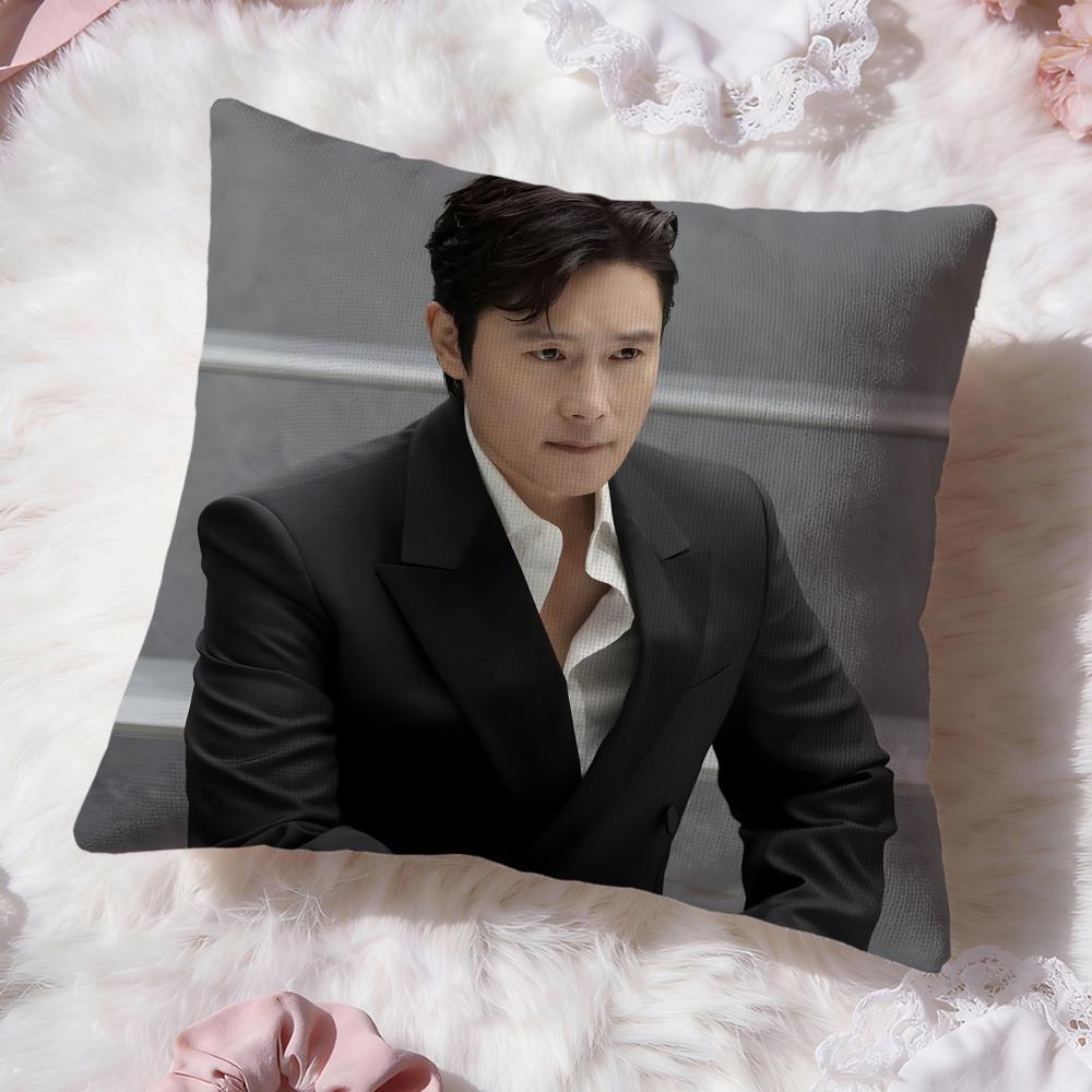 Musife Lee Byung Hun Cushion Cover Premium Comfort Reversible Pillow Cove -Two in One Design for Any Room & Car Interior