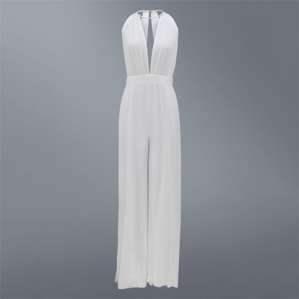 Women New Winter Temperament Retro Conjoined Fashion Jumpsuits Dance Party