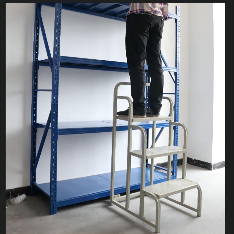 1.5m Mobile Order Picking & Safety Ladder with Platform