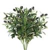 1/3/5Pcs Artificial Plant With Fake Fruit Olive Leaves Tree Branch For Home Garden Vase Decoration Wedding Bouquet Silk Flowers