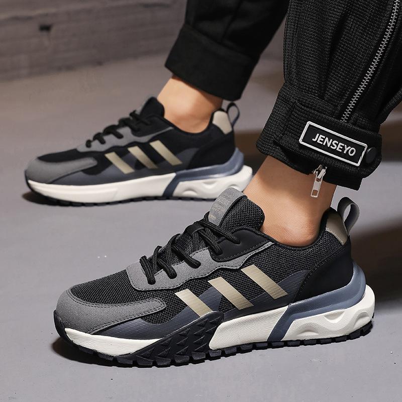 Shoes Spring and Autumn Mesh Fly-woven Upper Running Large Size Sports Shoes Casual Shoes