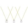 925 Silver Fashion Luxury White 6MM 8MM 10MM Mother of Pearl Pendant Necklace for Women Wedding Jewelry Accessories
