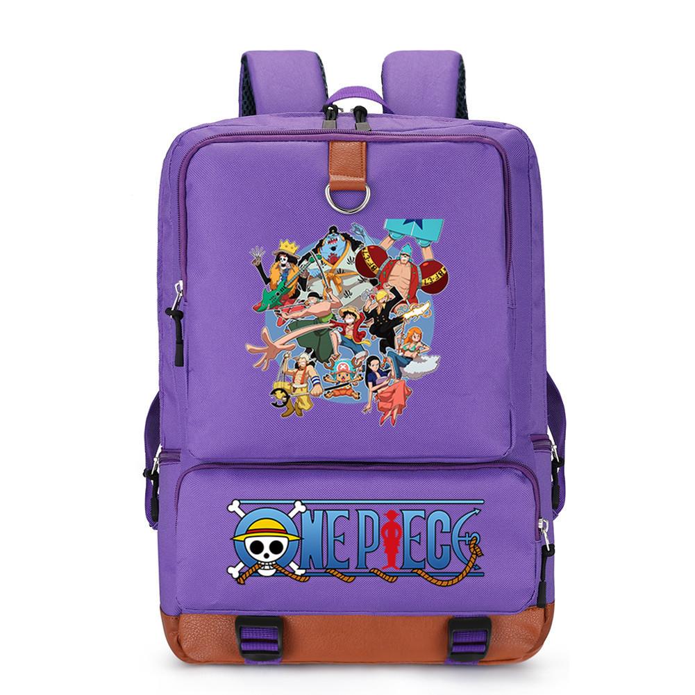 Popular Animation Peripheral Backpack Computer Bag Junior High School Students Personality Large Capacity Schoolbag