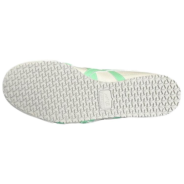 Onitsuka Tiger Mexico 66 Leather Comfortable Versatile Non-Slip Wear-Resistant Breathable Low-Top Casual Shoes Unisex sneaker White Green 1183C601-020