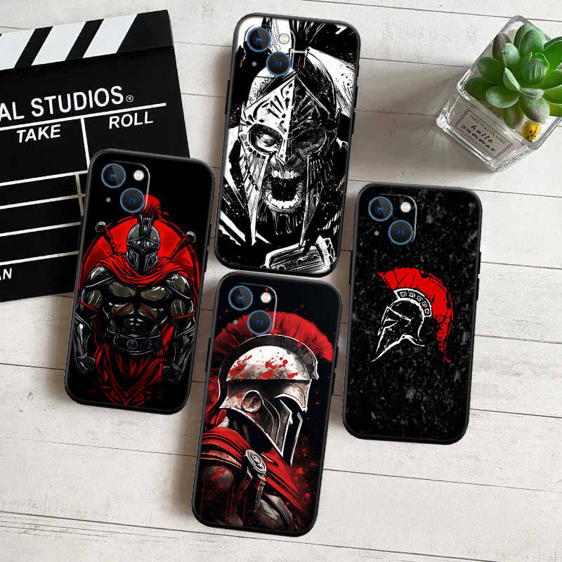 MH141 Spartan Warrior Phone Case for Motorola Moto Edge 60 60s 70 G86 G56 G54 E14 G04S G45 G54 G64 S30 S50 X30 X40 X50 Pro Power Tylus