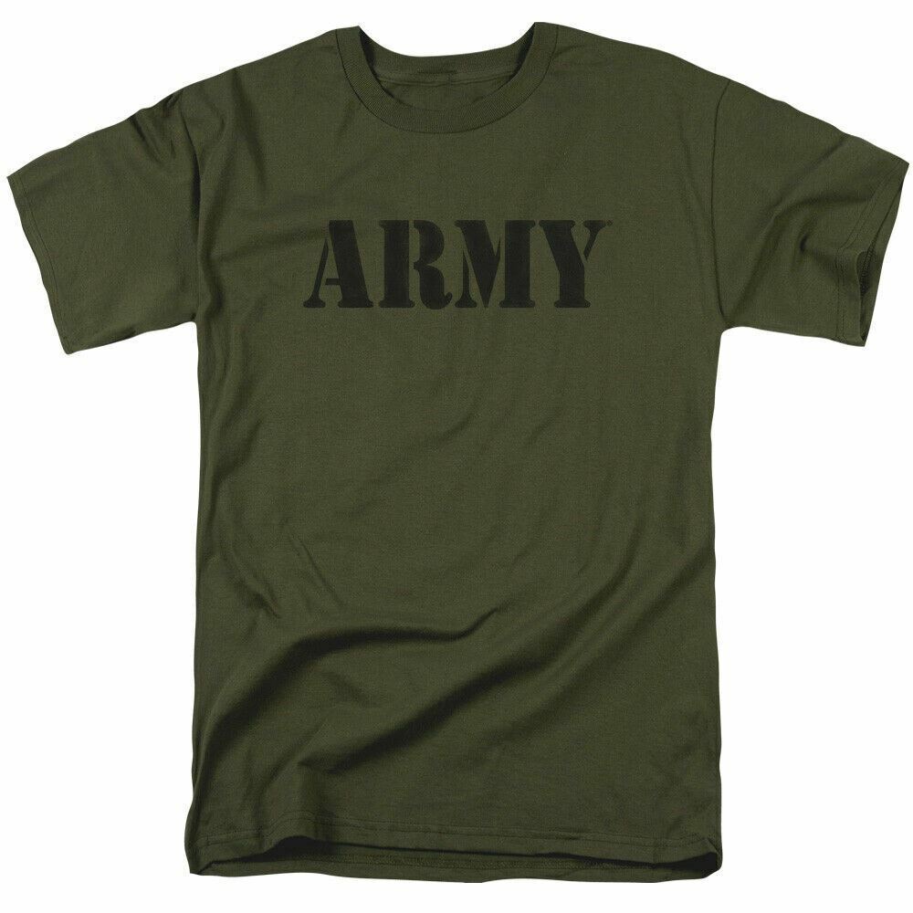 U.S. Army Army T Shirt Mens Licensed USA Military Tee Military Green Unisex T-Shirt S