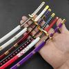 25cm Steel Roronoa Zoro Katana One Piece Metal Sword Iron Ninja Knife Real Size Japanese Katana Samurai Sabre Kid Toy Anime Gift